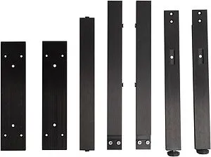 Ножки мебельные Allen Brau Reality 60 чёрный браш 1.32010.BB, 2