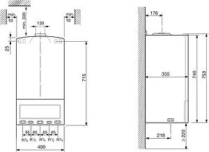 Настенный газовый котел одноконтурный 24кВт Bosch Gaz 4000 W ZSA 24 -2 K 23 7736901490 Настенный газовый котел одноконтурный 24кВт Bosch Gaz 4000 W ZSA 24 -2 K 23 7736901490, 2