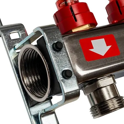 Группа коллекторная с расходомерами 6 отводов 1&quot;в/в x ¾&quot;ек Stout SMS-0927-000006