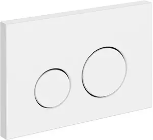 Клавиша смыва для унитаза Cersanit Twins 63526 белый матовый Клавиша смыва для унитаза Cersanit Twins 63526 белый матовый, 3