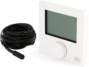 Беспроводной комнатный терморегулятор Uni-fitt белый 347M2000, 1