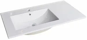 Тумба-умывальник подвесная Comforty Бремен 90 дуб белый 00004142375CF Тумба-умывальник подвесная Comforty Бремен 90 дуб белый 00004142375CF, 4