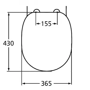 Крышка-сиденье для унитаза с микролифтом Ideal Standard Connect белый E712701 Крышка-сиденье для унитаза с микролифтом Ideal Standard Connect белый E712701, 2