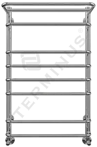 Полотенцесушитель водяной лесенка Terminus Полка П8 500х796 полированная сталь 4670030723161, 1