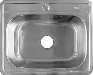 Мойка кухонная IDDIS Basic 53 хром BAS53P0i77, 1