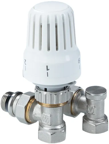 Комплект вентилей терморегулирующих угловых ½&quot; в/н Valtec VT.045.N.04