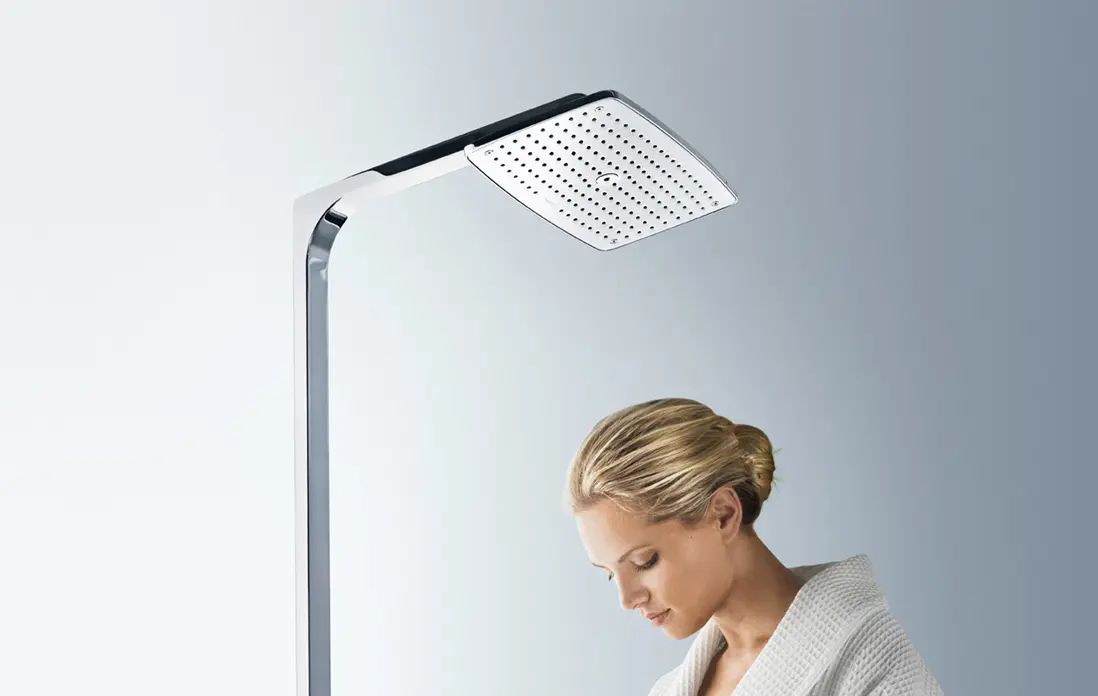 Душевая система с термостатом для душа Hansgrohe Raindance Select E 360 1jet хром 27112000 Душевая система с термостатом для душа Hansgrohe Raindance Select E 360 1jet хром 27112000, 4
