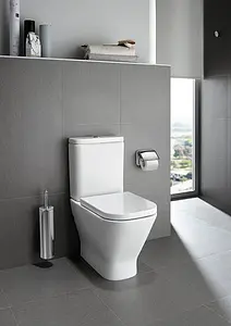 Унитаз-компакт безободковый Roca Gap Clean Rim белый 34273700H+341730000 Унитаз-компакт безободковый Roca Gap Clean Rim белый 34273700H+341730000, 4