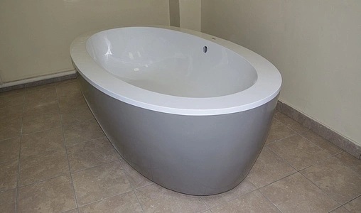 Ванна отдельностоящая из искусственного камня Esse Corsica 202.7x109.5 белый ECOR2027