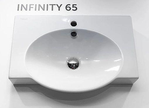 Раковина Sanita luxe Infinity 65 белый INF65SLWB01