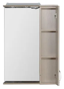 Шкаф-зеркало Aquanet Донна 60 R дуб светлый 00168928, 3