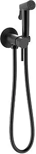 Гигиенический душ со смесителем Bravat чёрный матовый D9151BW-ENG, 1
