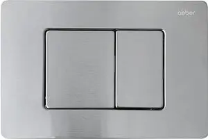 Клавиша смыва для унитаза Abber AC0120MCH хром матовый, 1