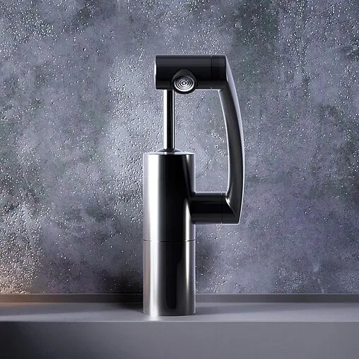 Смеситель для раковины Damixa Arc чёрный матовый 290217364 Смеситель для раковины Damixa Arc чёрный матовый 290217364