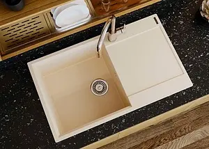 Мойка кухонная Omoikiri Daisen 86-PA пастила 4993696 Мойка кухонная Omoikiri Daisen 86-PA пастила 4993696, 4