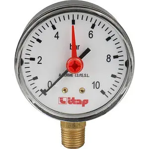 Манометр радиальный Itap 63мм 10 бар ¼&quot; 482B014, 1