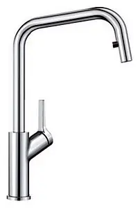 Смеситель для кухни с выдвижным изливом Blanco Jurena-S хром 520765, 1