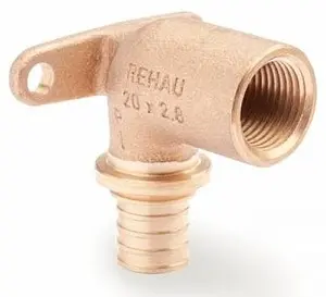 Водорозетка аксиальная удлиненная 20мм x ½"в Rehau Rautitan RX+ 14563631001 Водорозетка аксиальная удлиненная 20мм x ½"в Rehau Rautitan RX+ 14563631001, 1