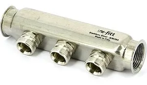 Коллектор распределительный проходной 3 отвода 1&quot;в/в x ¾&quot;ек Uni-fitt 430I4303, 5