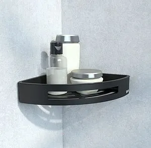 Полка IDDIS Optima Home чёрный матовый SHE11SBi44 Полка IDDIS Optima Home чёрный матовый SHE11SBi44, 3