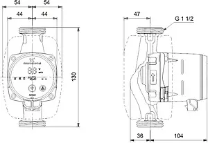 Насос циркуляционный Grundfos Alpha3 25-40 130 99371952, 4