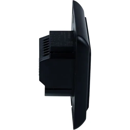 Проводной комнатный терморегулятор НО/НЗ 230В Valtec черный VT.AC709.B.0