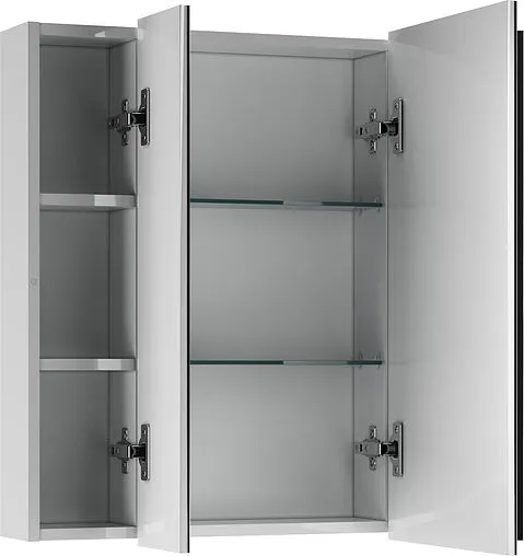 Шкаф-зеркало Домино Оскар 70 белый DI44179HZ