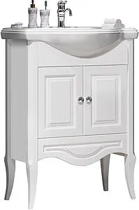 Тумба под умывальник напольная Opadiris Брунелла 65 белый матовый 00-00000474, 1