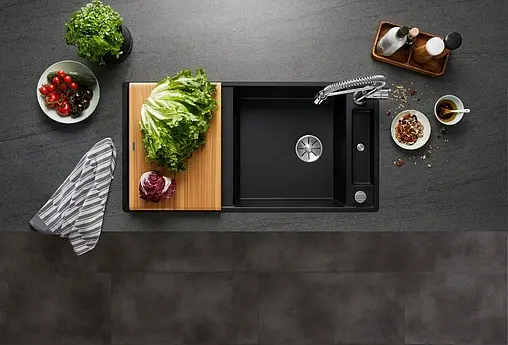 Мойка кухонная Blanco Axia III 6 S 100 (доска ясень) кофе 523509