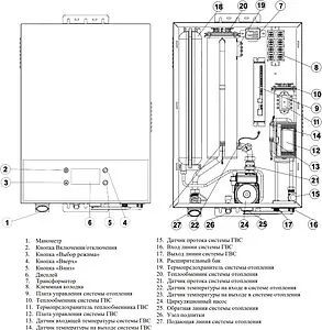 Котел электрический одноконтурный 24кВт Thermex Cometa 12-24 Wi-Fi 511602 Котел электрический одноконтурный 24кВт Thermex Cometa 12-24 Wi-Fi 511602, 3