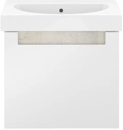 Тумба-умывальник подвесная Kerama Marazzi Buongiorno 60 белый BGN.60.1+1\WHT+BG.wb.60