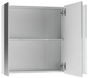 Шкаф-зеркало Айсберг Норма 80 белый DA1626HZ, 4