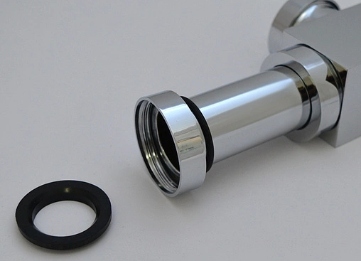 Сифон бутылочный для раковины AlcaPlast хром A401