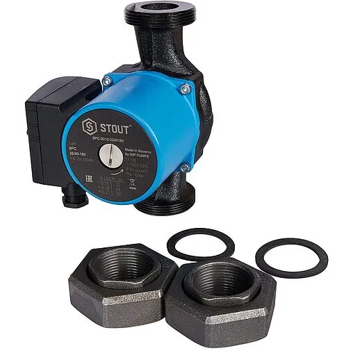 Насос циркуляционный Stout 32/40-180 SPC-0010-3240180 Насос циркуляционный Stout 32/40-180 SPC-0010-3240180
