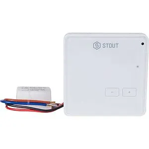 Беспроводной комнатный терморегулятор Stout R-8z белый STE-0101-008003, 4