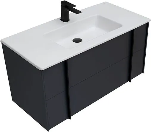 Тумба под умывальник подвесная Allen Brau Reality 100 антрацит 1.32007.AM