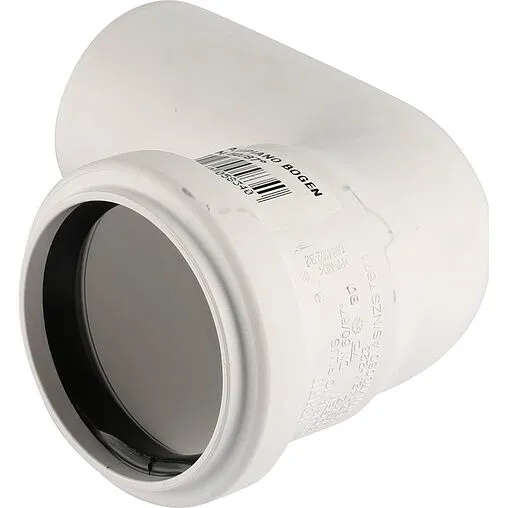 Отвод внутренний бесшумный D=50мм Угол 87° Rehau Raupiano Plus 11211341001