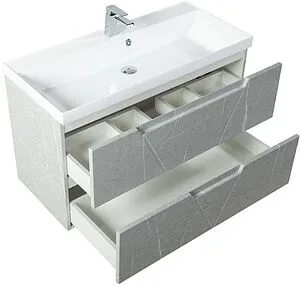 Тумба-умывальник подвесная BelBagno VITTORIA 100 Toros Bianco VITTORIA-1000-2C-SO-TB-P+ Тумба-умывальник подвесная BelBagno VITTORIA 100 Toros Bianco VITTORIA-1000-2C-SO-TB-P+, 4