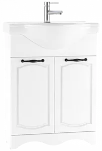 Тумба-умывальник напольный Домино Rich 60 белое дерево DR6016T+4640021061268, 1