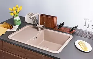 Мойка кухонная Omoikiri Tasogare 78-GR leningrad grey 4993748 Мойка кухонная Omoikiri Tasogare 78-GR leningrad grey 4993748, 4