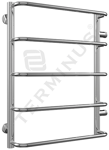 Полотенцесушитель водяной лесенка Terminus Стандарт П5 500х696 б/п 500 полированная сталь 4670030725301