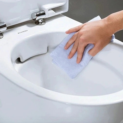 Комплект 5 в 1 Geberit iCon №3 500.060.TC.I с кнопкой Omega 20 115.085.KJ.1 белый глянцевый