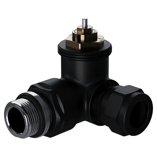 Комплект вентилей терморегулирующих трехосевых 15x1.0 x ½"н Royal Thermo Design Pro черный RATVXT11215BL Комплект вентилей терморегулирующих трехосевых 15x1.0 x ½"н Royal Thermo Design Pro черный RATVXT11215BL