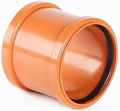 Муфта надвижная (ремонтная) наружная D=160мм Политэк 160001160