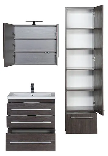 Шкаф-зеркало Aquanet Нота 75 L венге 00159109