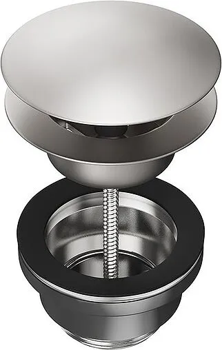 Выпуск автоматический для раковины Kerama Marazzi титановый атласный 230KM.M0.070 Выпуск автоматический для раковины Kerama Marazzi титановый атласный 230KM.M0.070