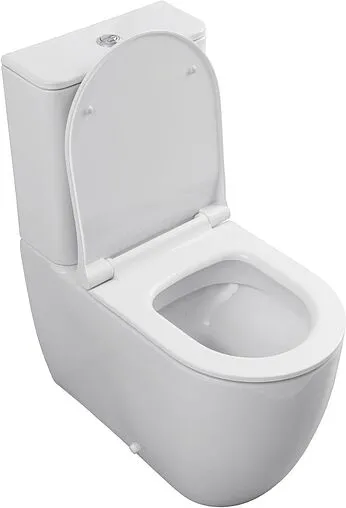 Унитаз-компакт безободковый Allen Brau Priority белый 4.31003.20+4.XX000.20