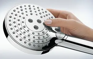 Душевая система с термостатом для душа Hansgrohe Raindance Select S 240 1jet PowderRain белый матовый 27633700 Душевая система с термостатом для душа Hansgrohe Raindance Select S 240 1jet PowderRain белый матовый 27633700, 4