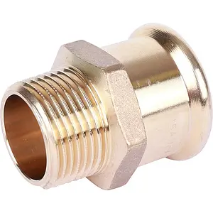 Муфта пресс переходная 35мм x 1"н Sanha 8243G 18243351 Муфта пресс переходная 35мм x 1"н Sanha 8243G 18243351, 2