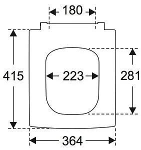 Крышка-сиденье для унитаза с микролифтом Villeroy&Boch Memento 2.0 белый 8M24S101, 2